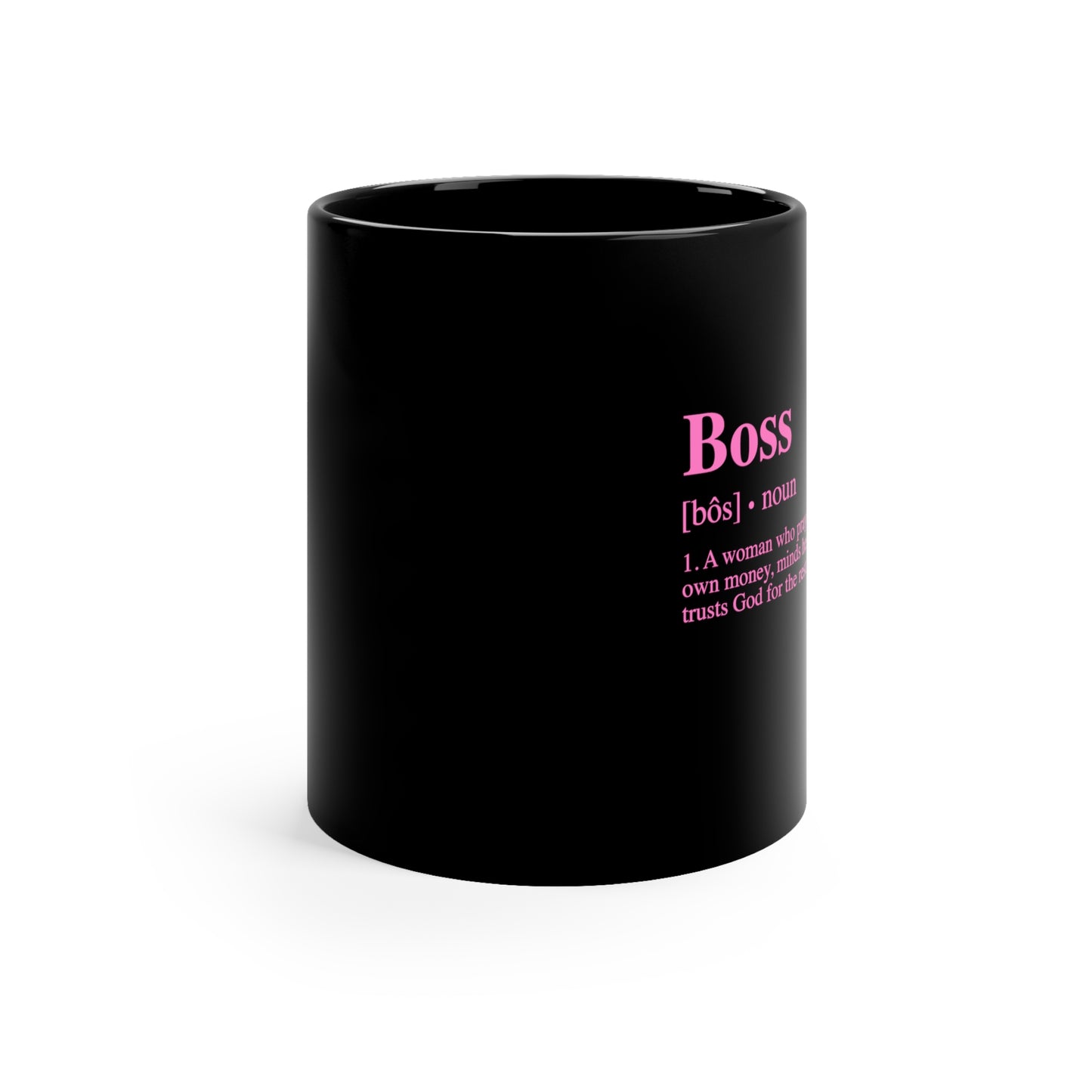 11oz Black Mug