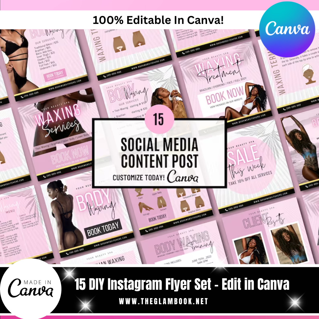 DIY Instagram Flyer Set Templates