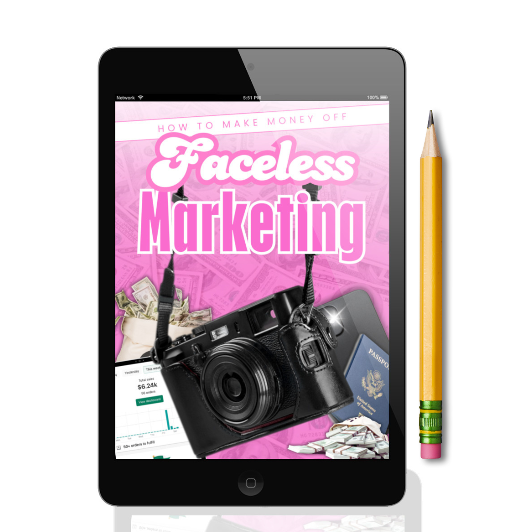 PLR/ Resell- Faceless Marketing