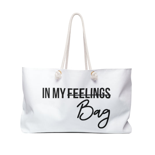 In My Feelings Weekender Bag | The Glam Book