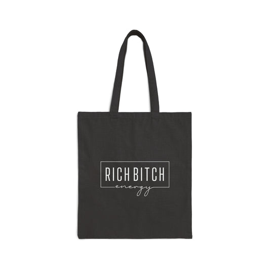 Rich Bitch Energy Tote Bag | The Glam Book