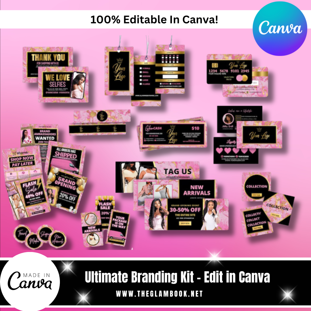 DIY Ultimate Branding Kit Template – THE GLAM BOOK VENDORS