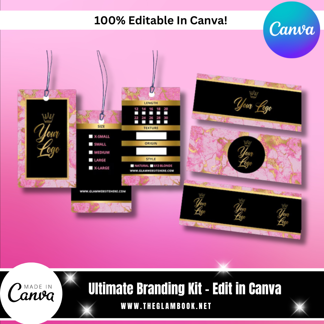 DIY Ultimate Branding Kit Template – THE GLAM BOOK VENDORS