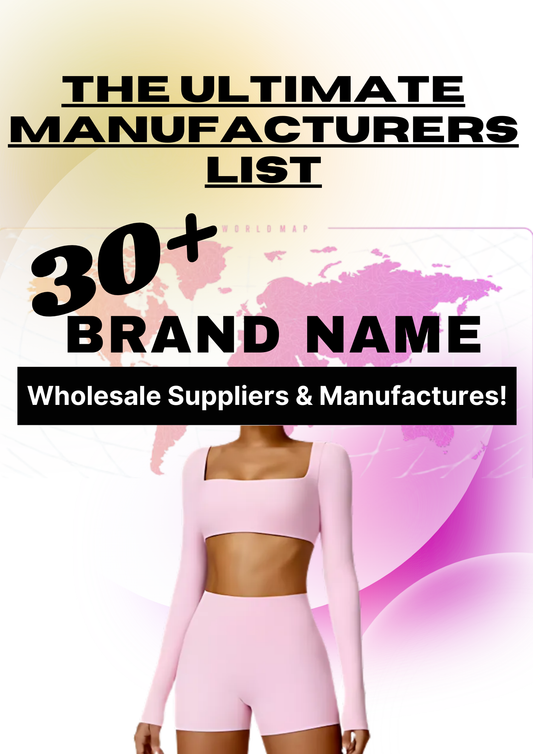 Brand Name Manufacturer Vendor List