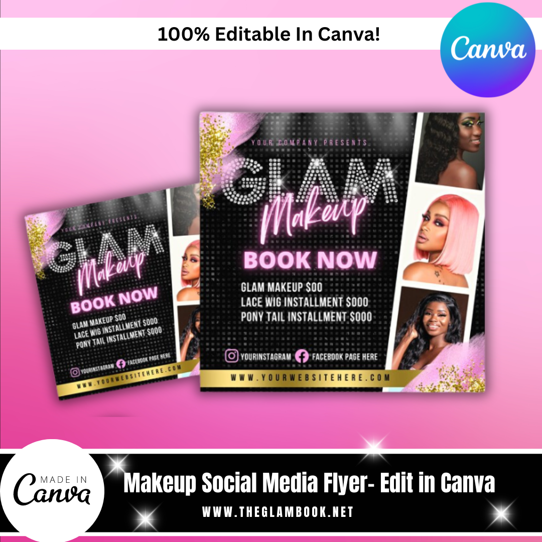 DIY Makeup Flyer Template