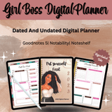 Girl Boss Digital Planner - THE GLAM BOOK VENDORS